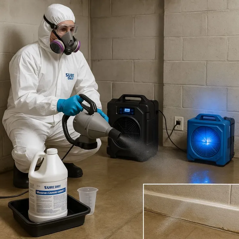 Sanitization and Odor Removal process in Trucksville, PA