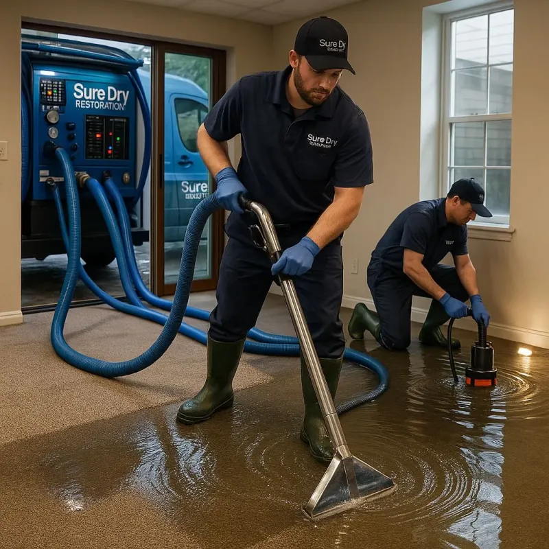 Water Extraction and Removal process in Trucksville, PA